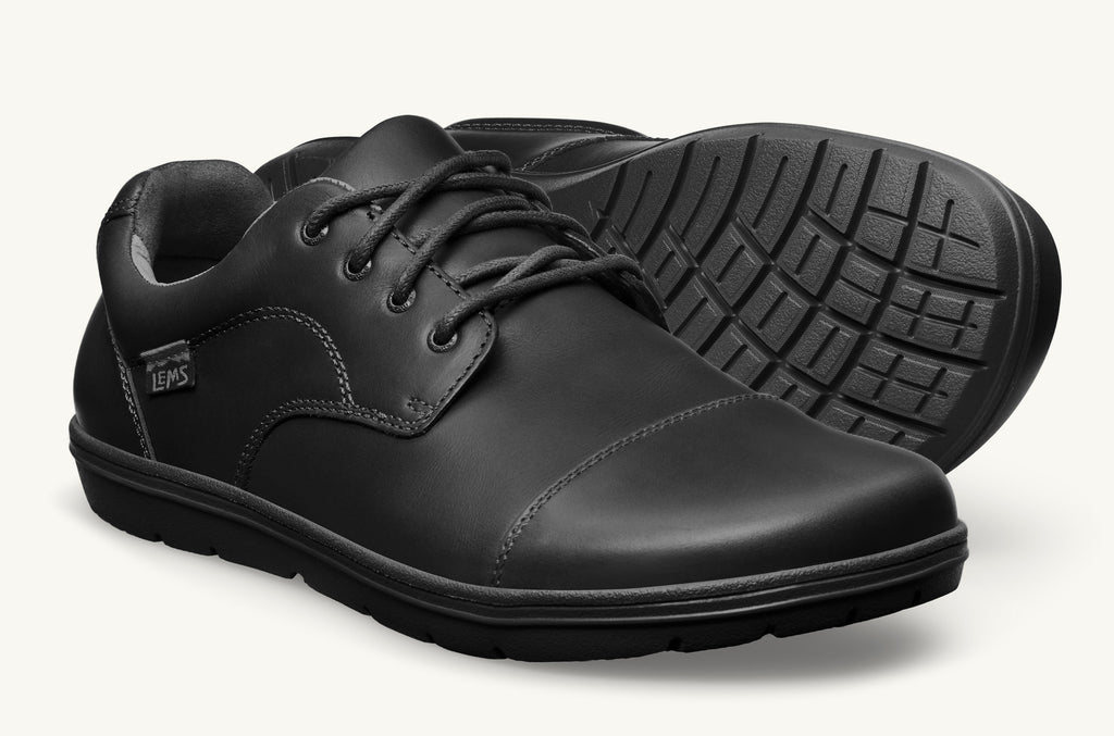 Lems Lederschuhe Nine2Five Herren Schwarz | ASI4883XU