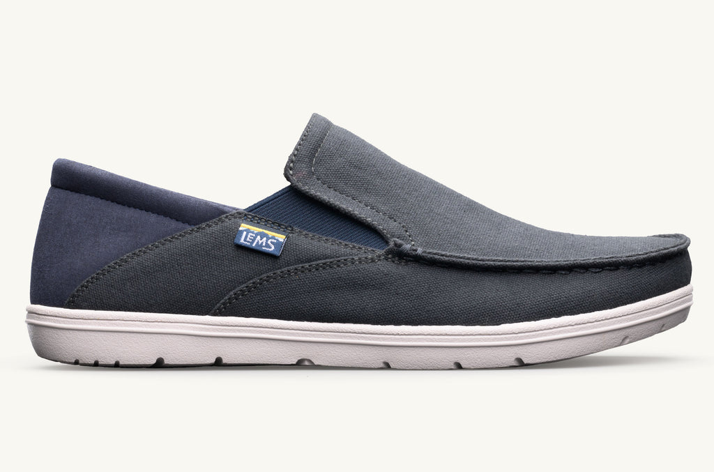 Lems Slip On Schuhe Drifter Damen Grau Navy | KRO4255EM