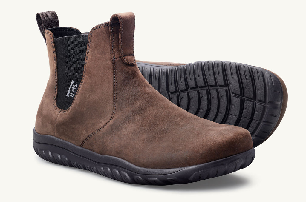 Lems Wasserdichte Stiefel Chelsea Damen Dunkelbraun | GRC8718IL