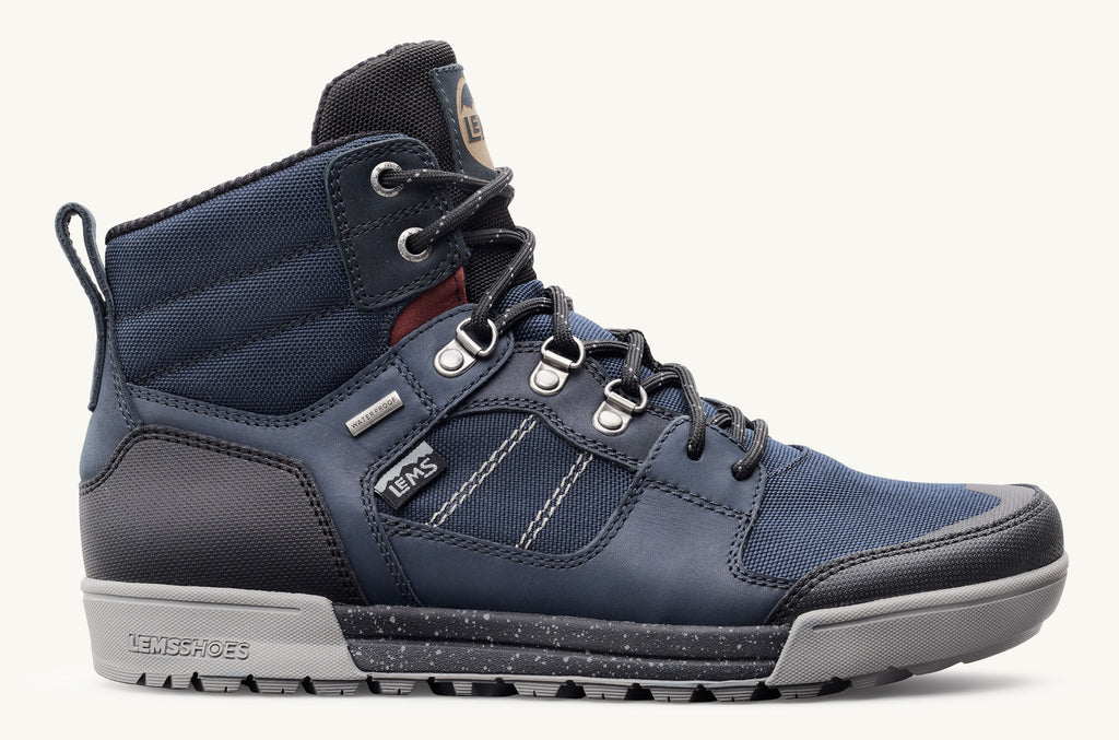 Lems Wasserdichte Stiefel Outlander Herren Blau Grau | QXR3023AI