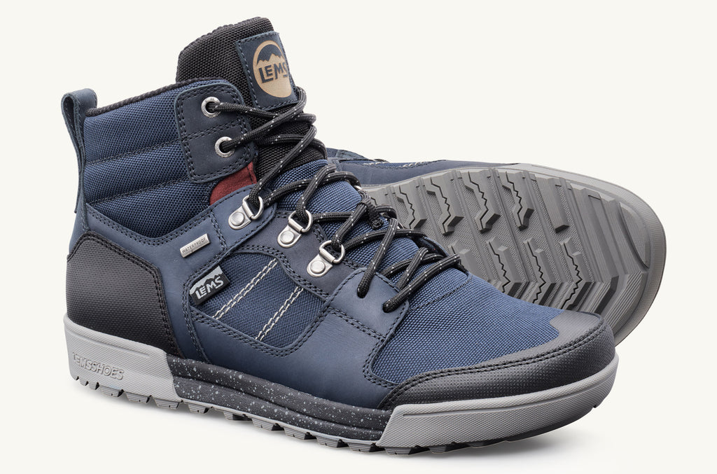 Lems Wasserdichte Stiefel Outlander Herren Blau Grau | QXR3023AI